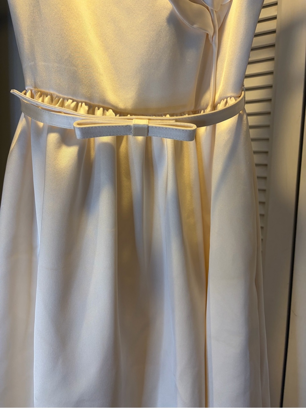 SELF-PORTRAIT
Appliquéd belted satin midi dress - Picture 8 of 16
